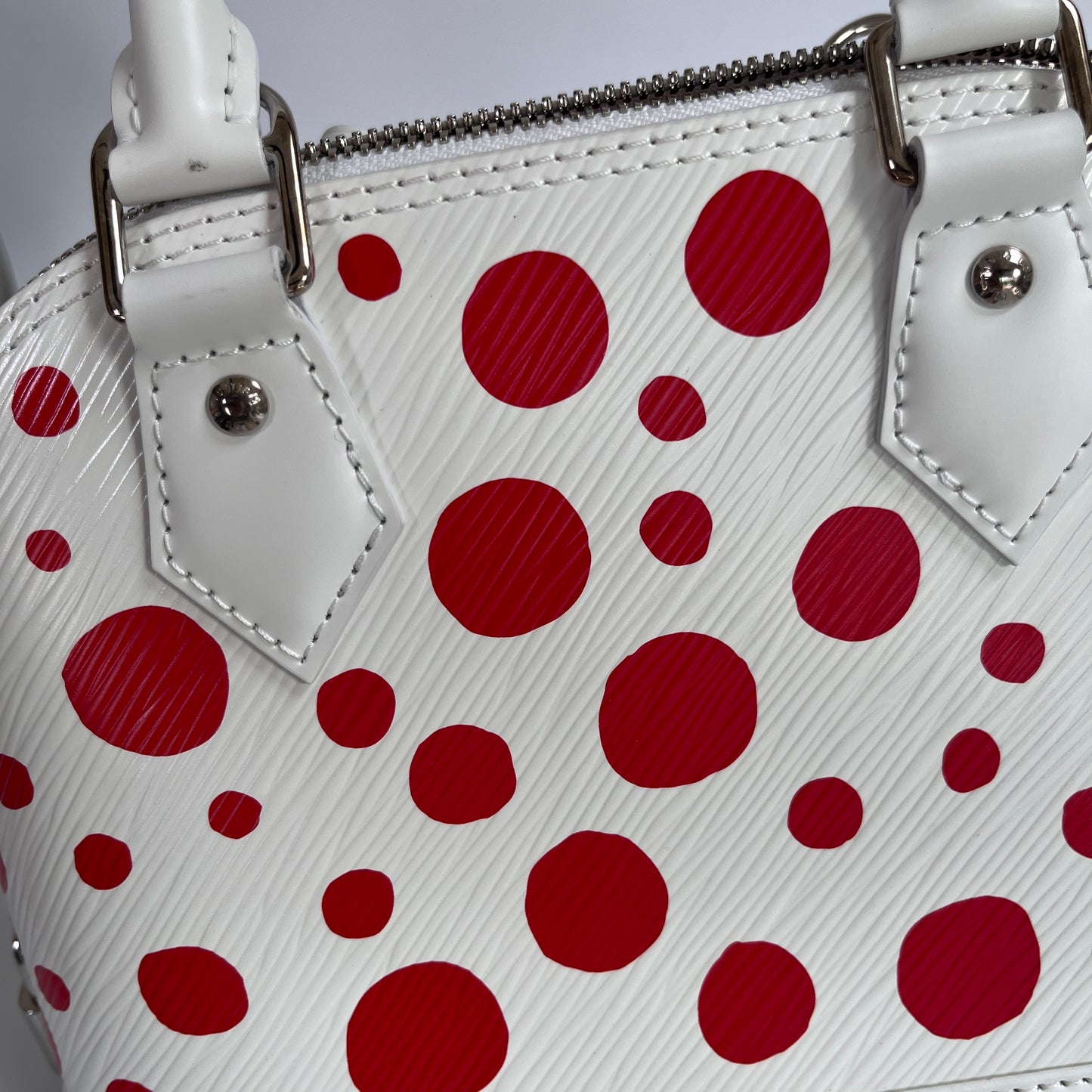 Louis Vuitton x Yayoi Kusama White Alma BB Epi