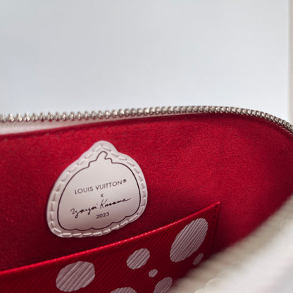 Louis Vuitton x Yayoi Kusama White Alma BB Epi