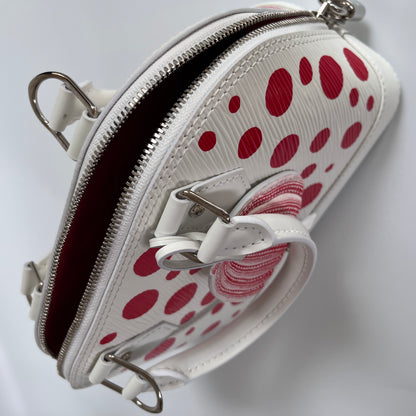 Louis Vuitton x Yayoi Kusama White Alma BB Epi