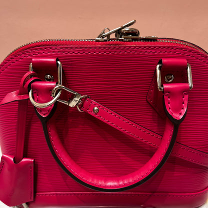 Louis Vuitton Alma BB Hot Pink Epi Leather Crossbody Bag