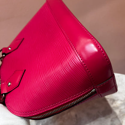 Louis Vuitton Alma BB Hot Pink Epi Leather Crossbody Bag