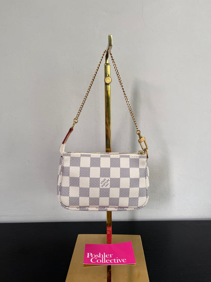 Louis Vuitton 2020 Mini Pochette Accessoires Damier Azur