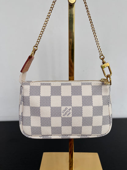 Louis Vuitton 2020 Mini Pochette Accessoires Damier Azur