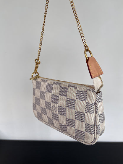 Louis Vuitton 2020 Mini Pochette Accessoires Damier Azur