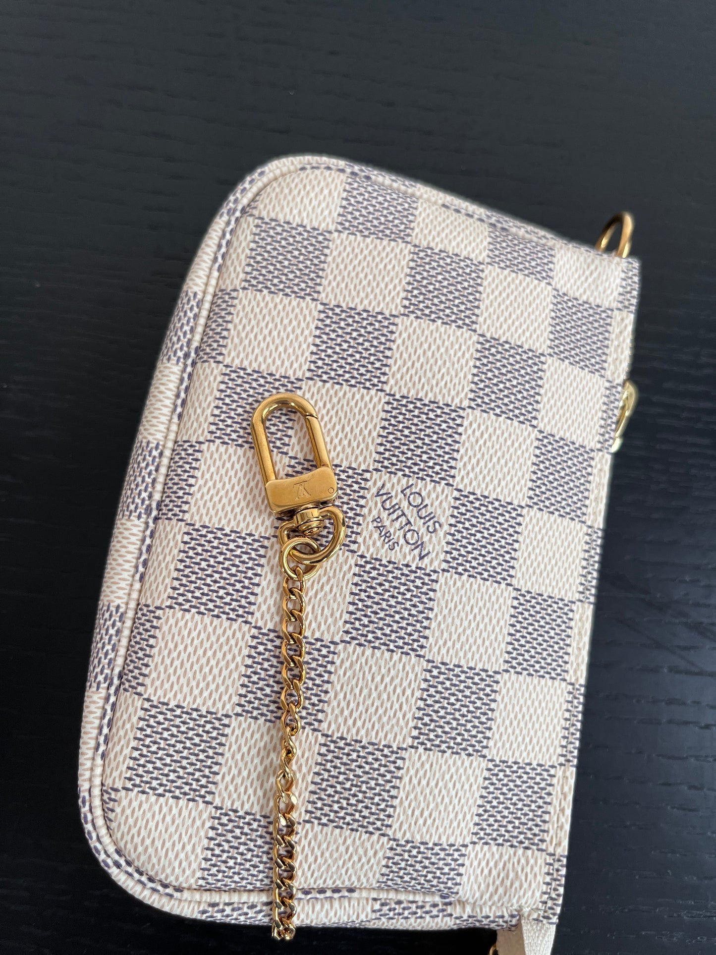 Louis Vuitton 2020 Mini Pochette Accessoires Damier Azur