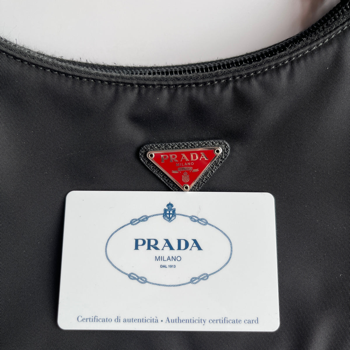 Prada Black Re-Edition 2000 Re-nylon Shoulder Bag