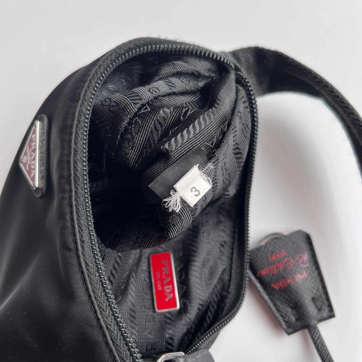 Prada Black Re-Edition 2000 Re-nylon Shoulder Bag
