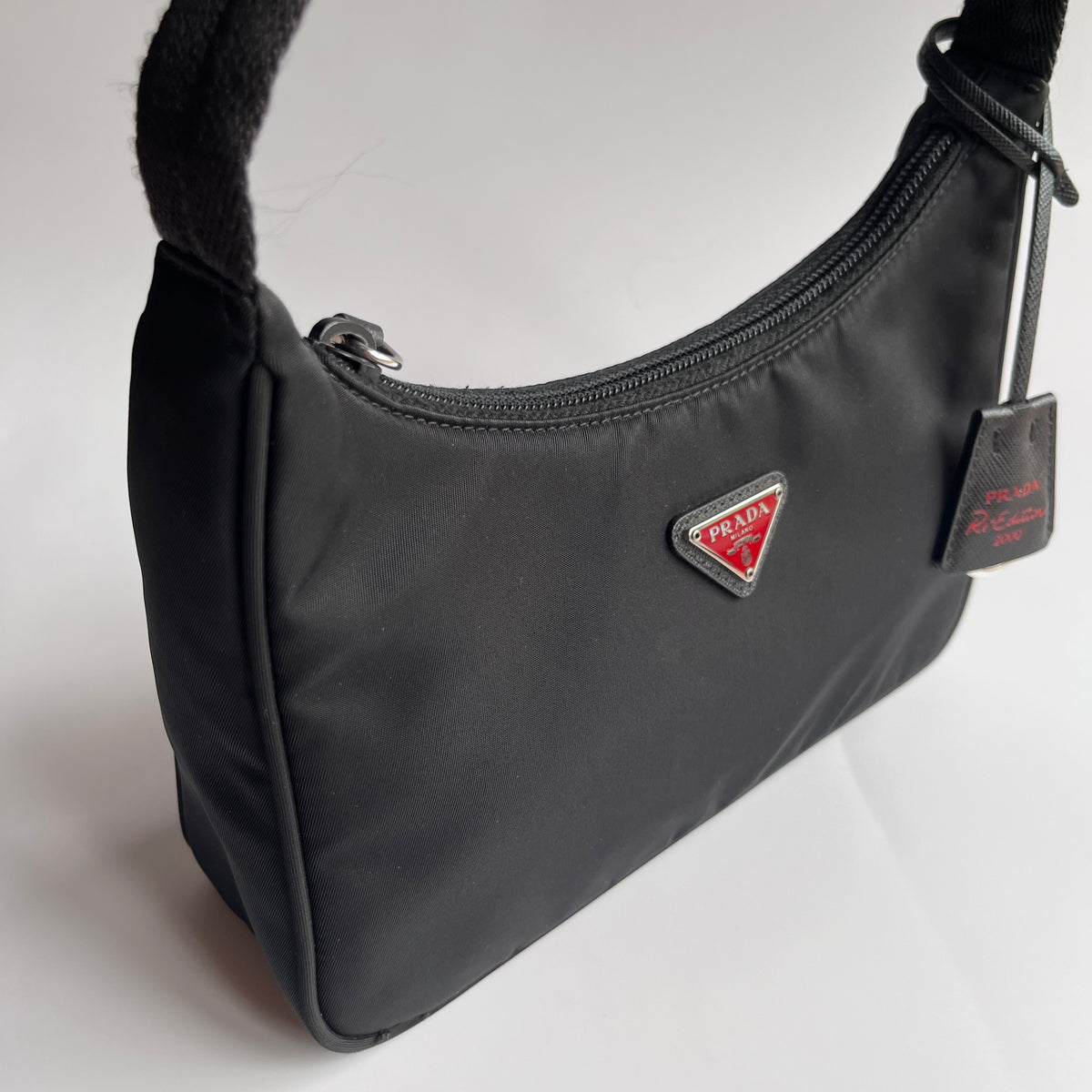 Prada Black Re-Edition 2000 Re-nylon Shoulder Bag