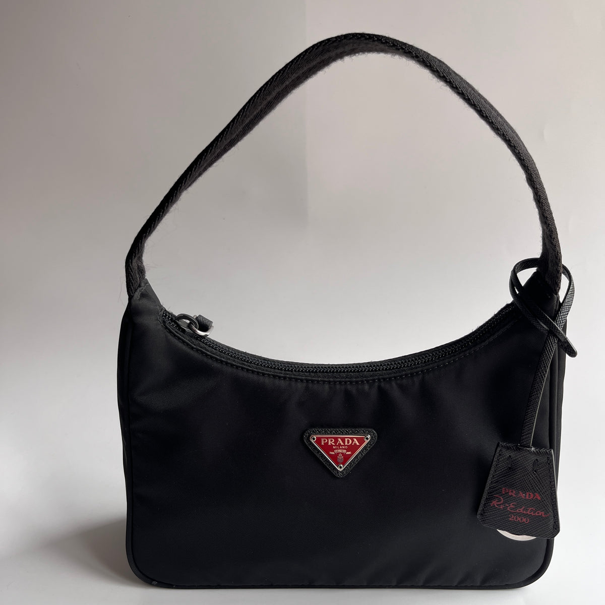 Prada Black Re-Edition 2000 Re-nylon Shoulder Bag