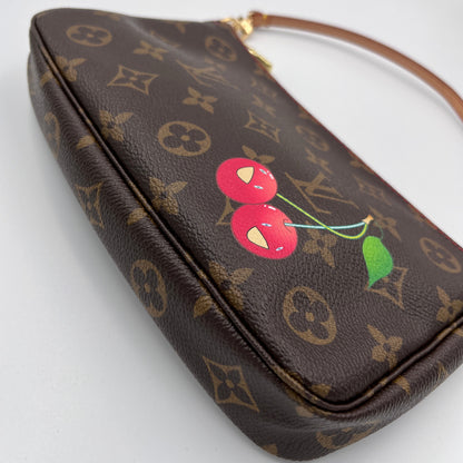 Louis Vuitton x Takashi Murakami Cherry Monogram Pochette