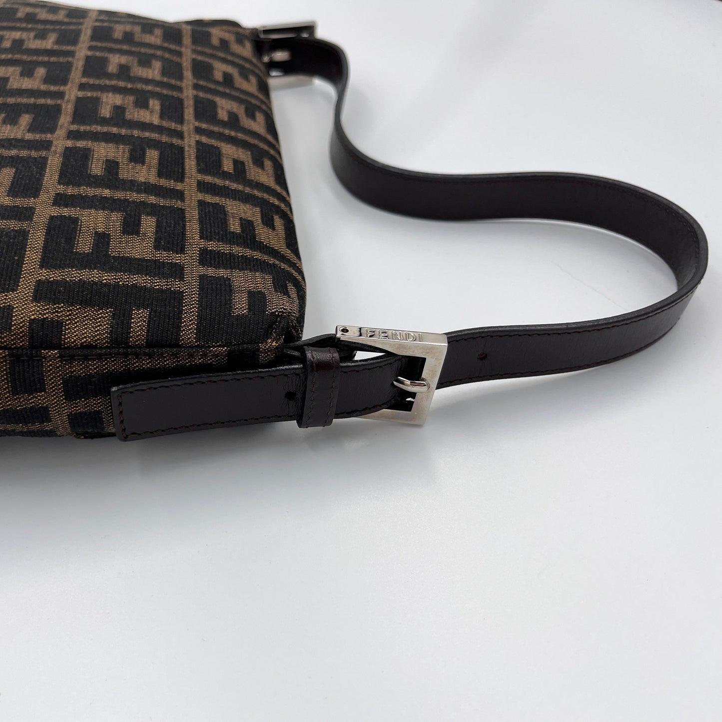 Fendi Vintage Zucca Baguette Shoulder Bag