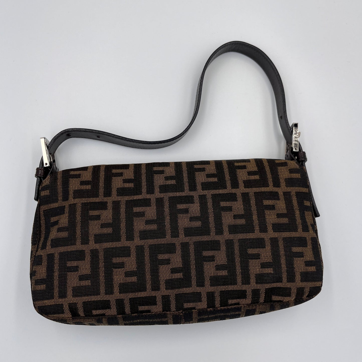 Fendi Vintage Zucca Baguette Shoulder Bag