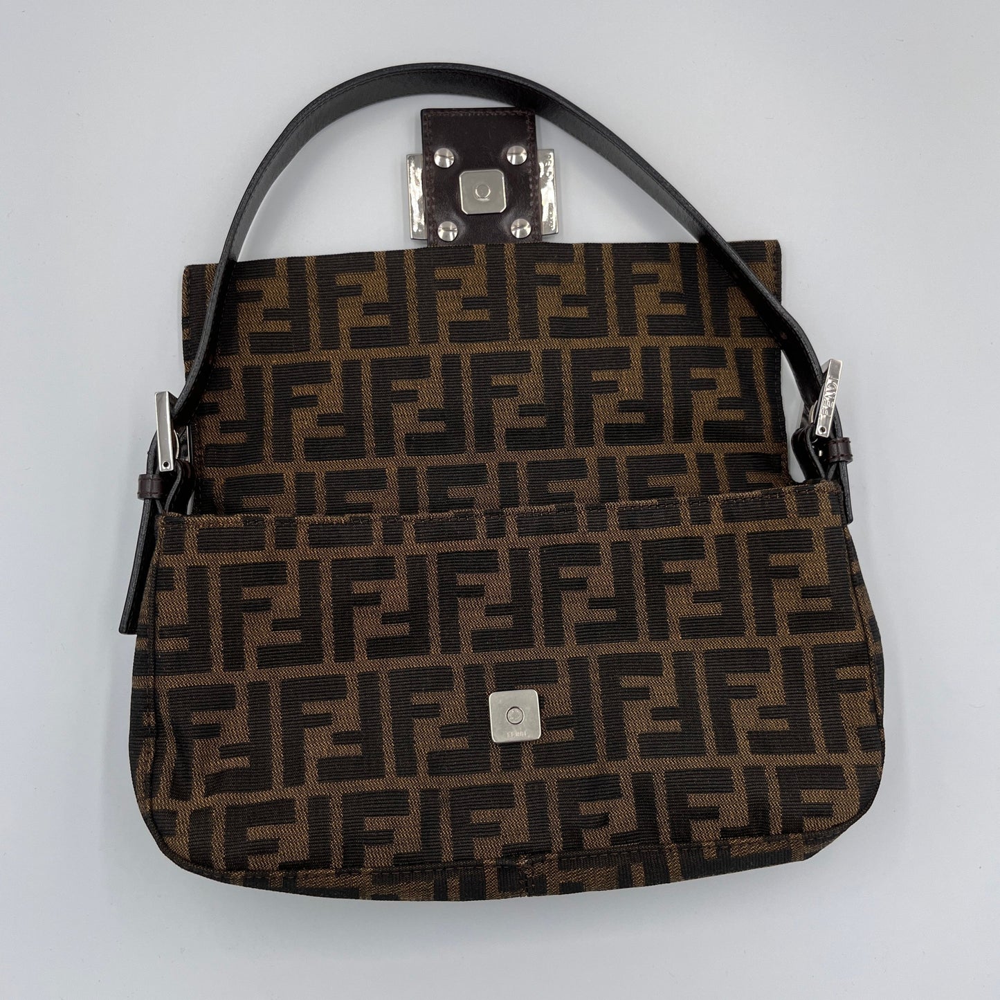 Fendi Vintage Zucca Baguette Shoulder Bag