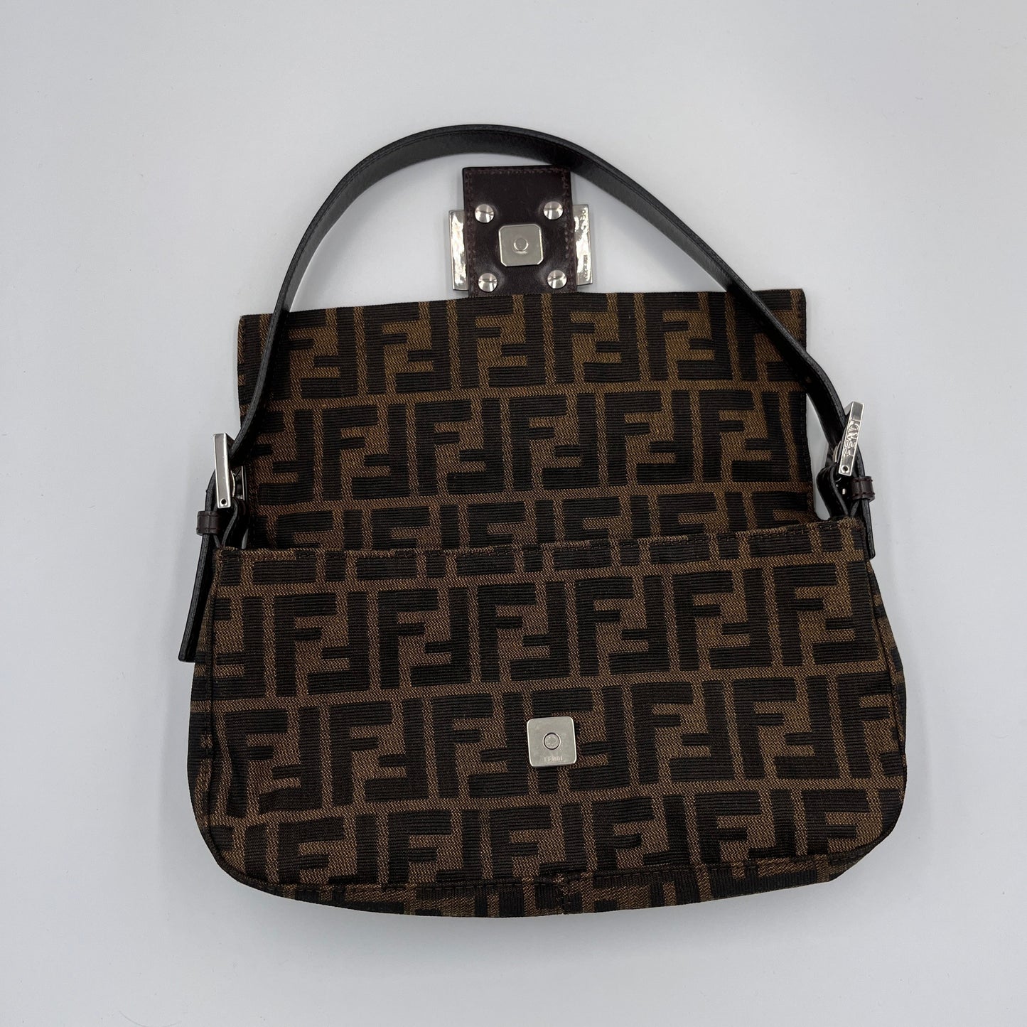 Fendi Vintage Zucca Baguette Shoulder Bag