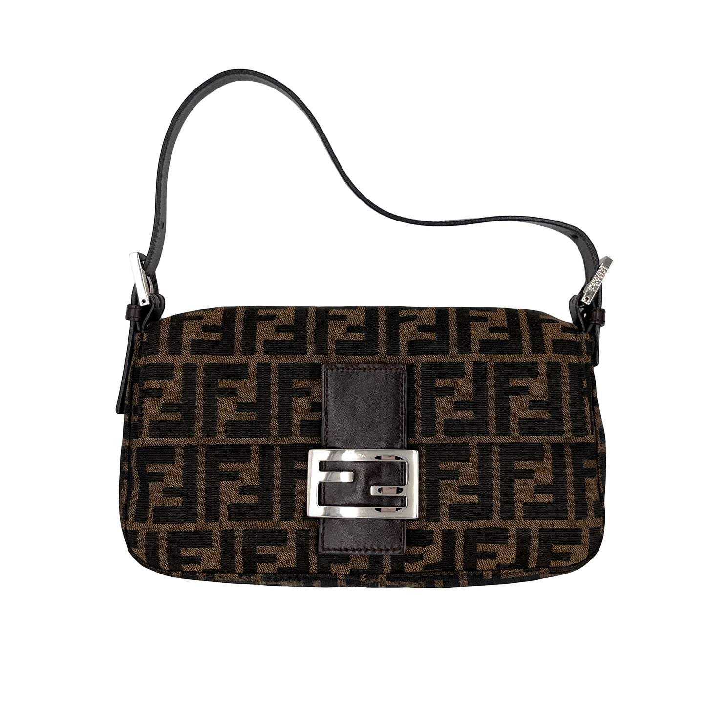 Fendi Vintage Zucca Baguette Shoulder Bag