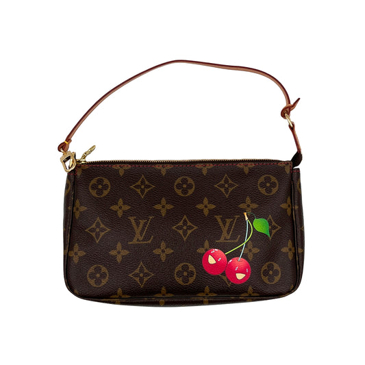 Louis Vuitton x Takashi Murakami Cherry Monogram Pochette