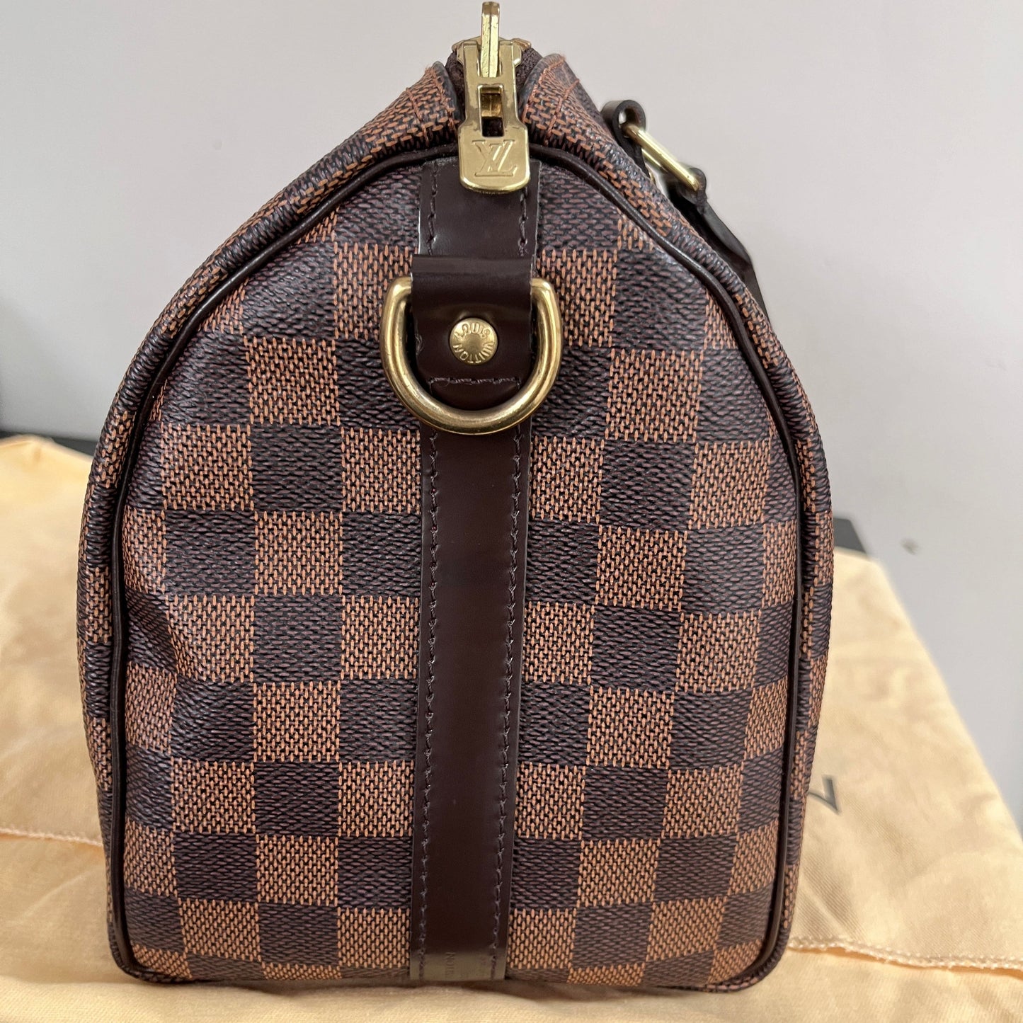 Louis Vuitton Speedy Bandoulière 25 Damier Ebène