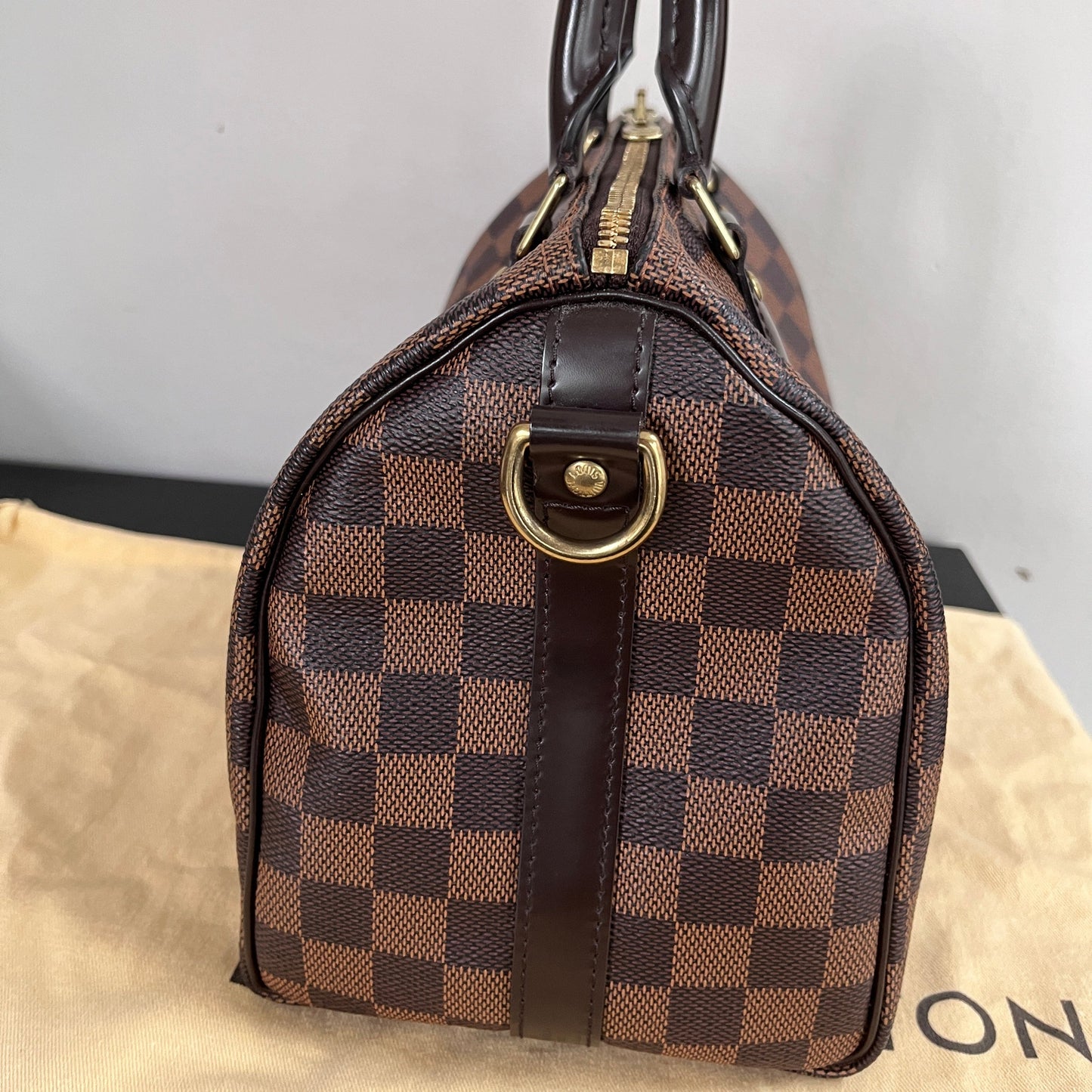 Louis Vuitton Speedy Bandoulière 25 Damier Ebène