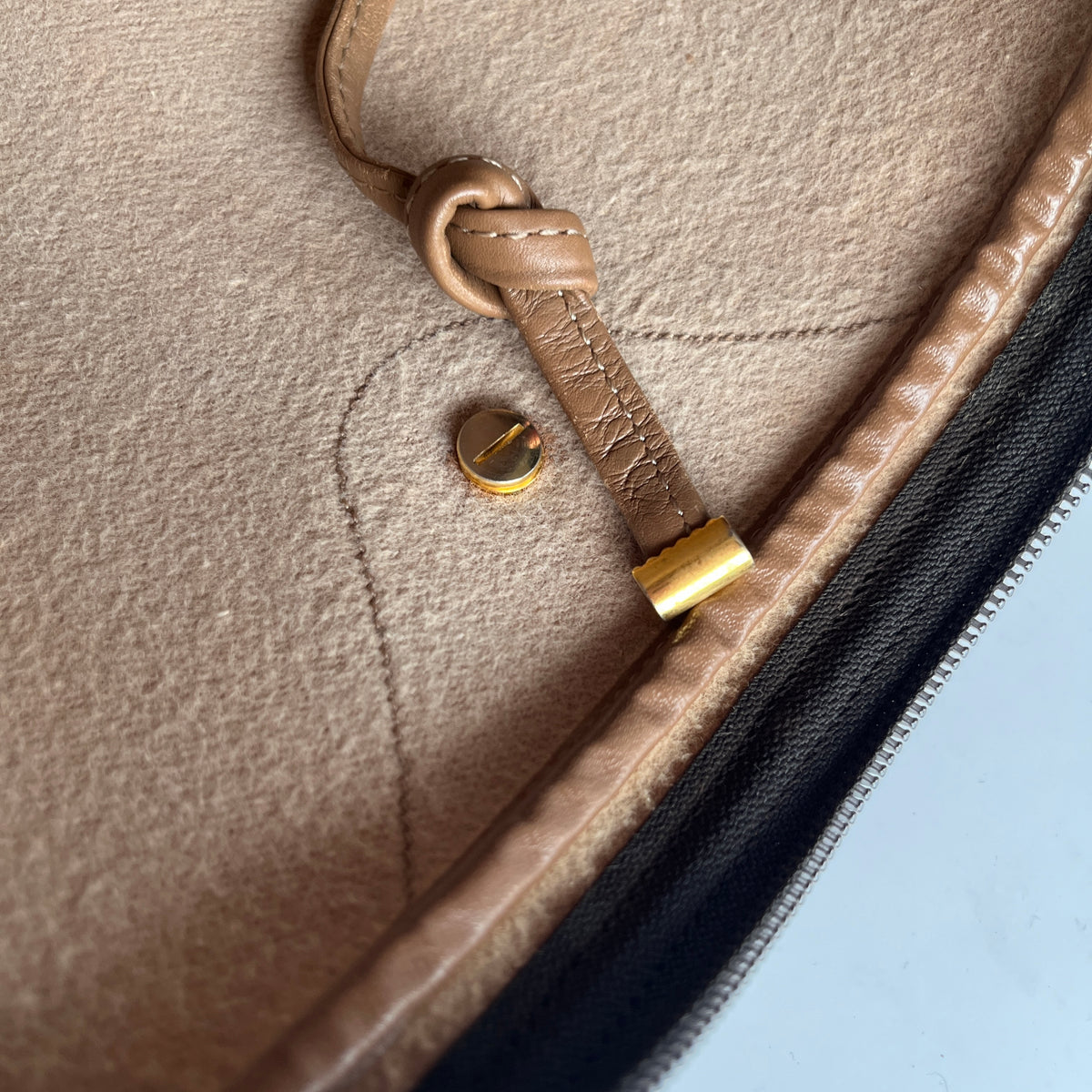 Christian Dior Vintage Honeycomb Coated Canvas Crossbody Bag