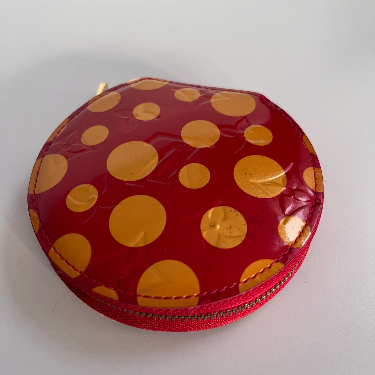Louis Vuitton x Yayoi Kusama Porto Monnaie Chapeau Vernis Wallet Coin Purse