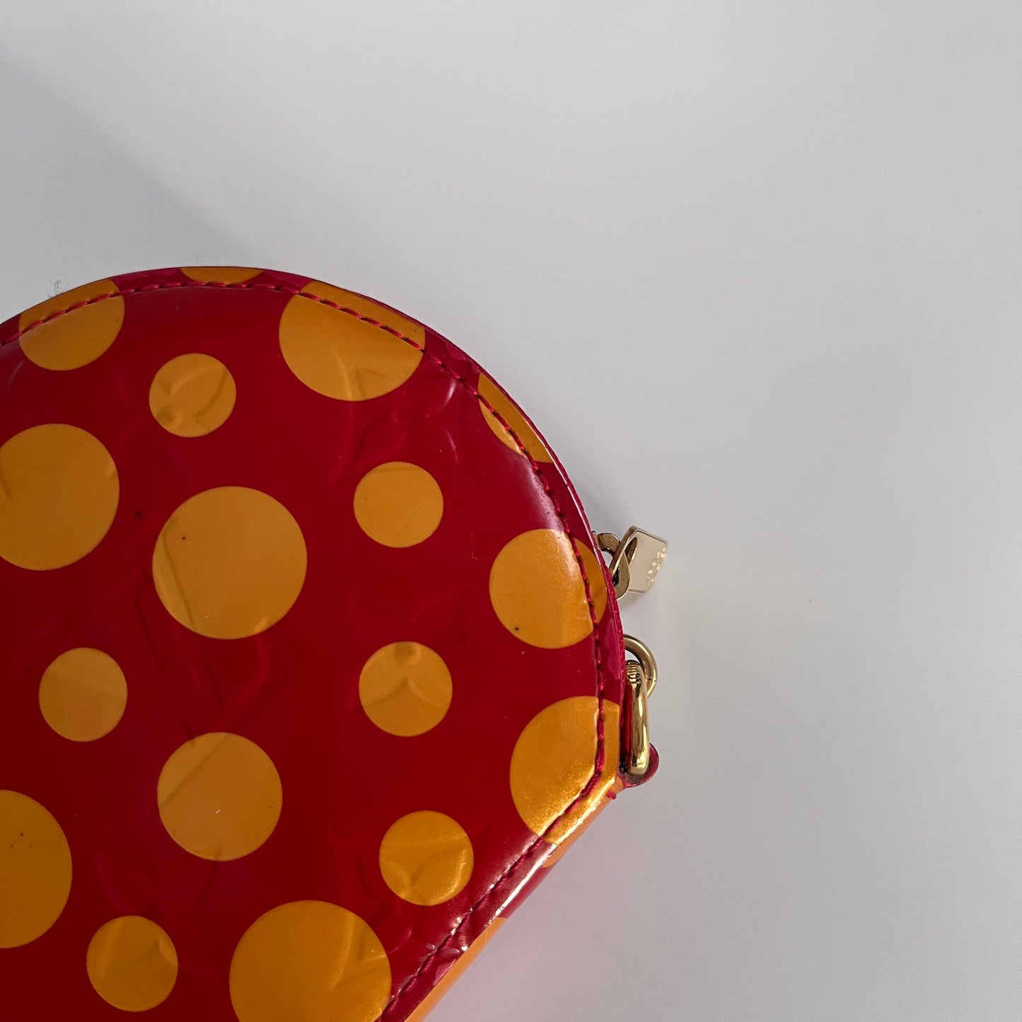 Louis Vuitton x Yayoi Kusama Porto Monnaie Chapeau Vernis Wallet Coin Purse