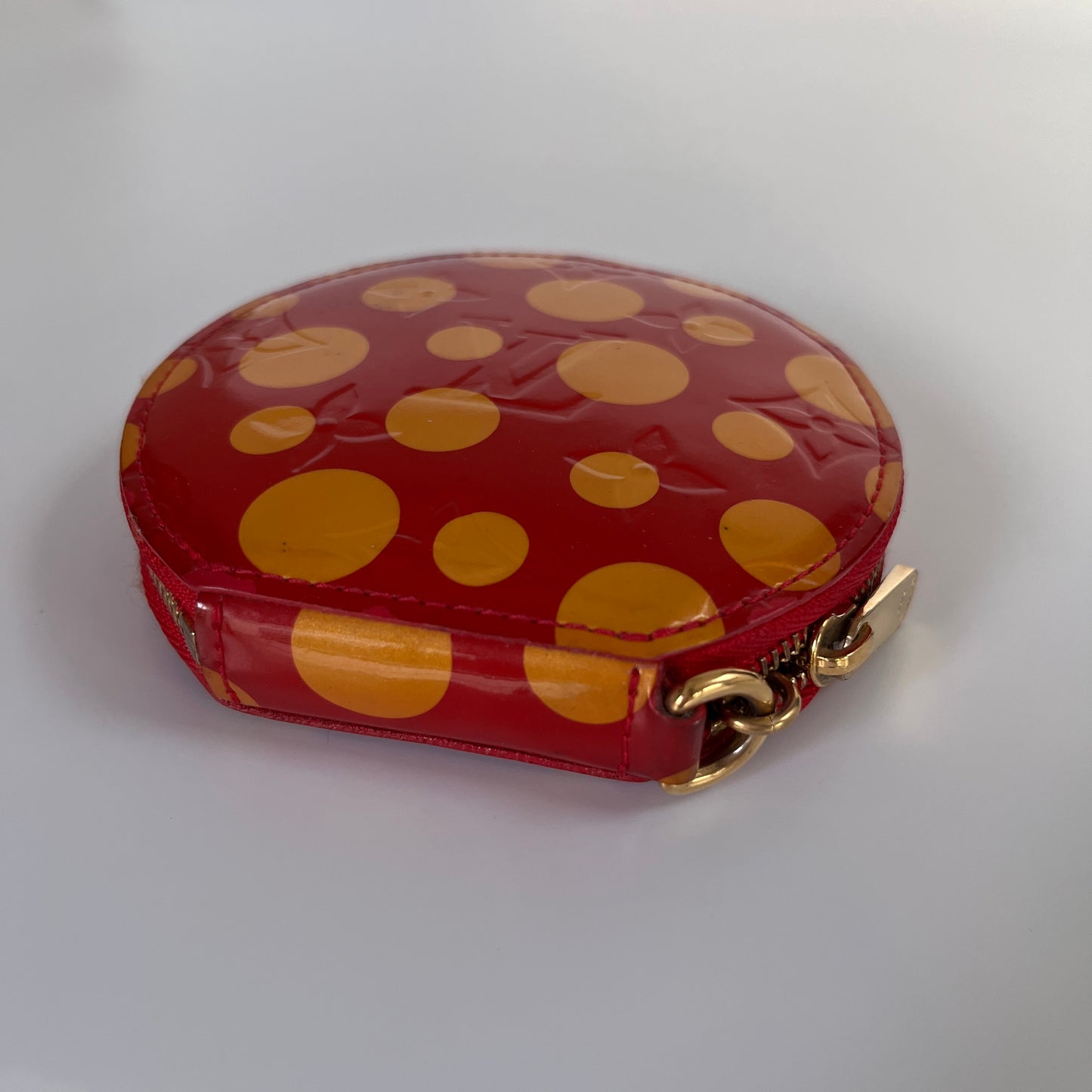 Louis Vuitton x Yayoi Kusama Porto Monnaie Chapeau Vernis Wallet Coin Purse