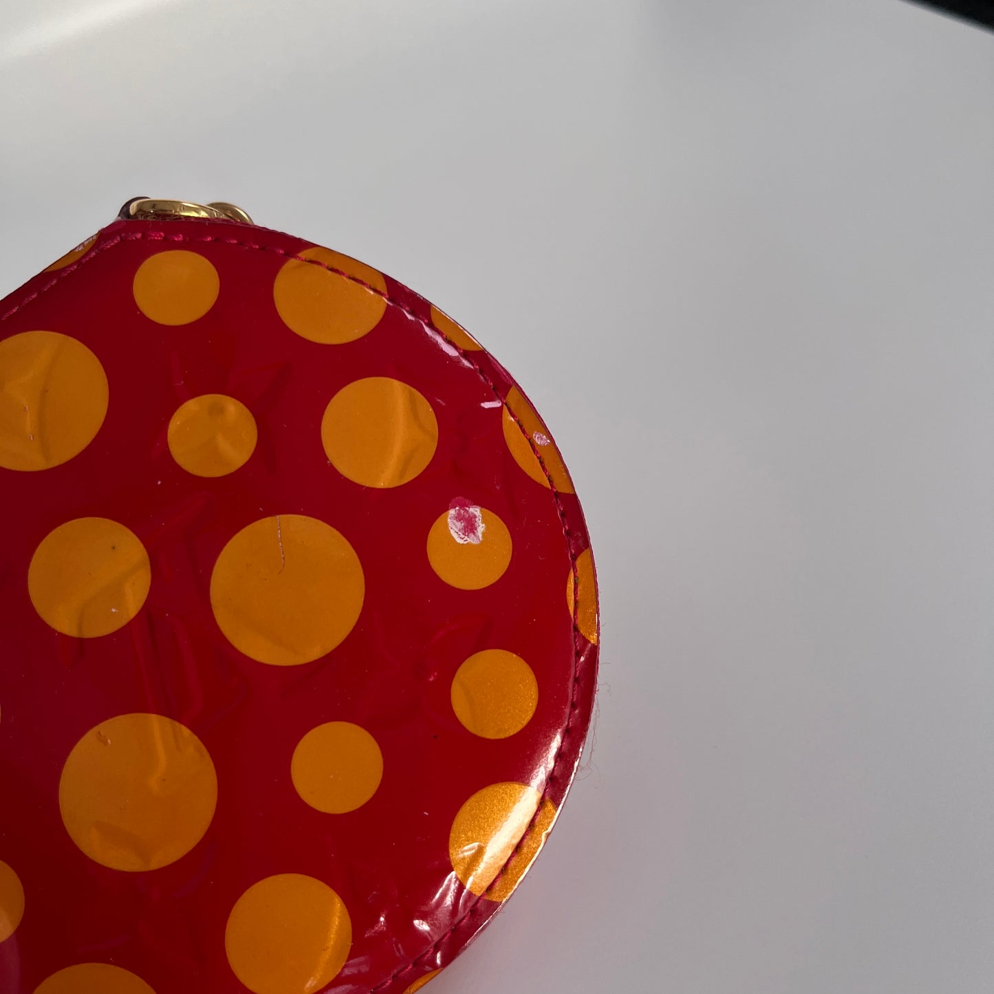 Louis Vuitton x Yayoi Kusama Porto Monnaie Chapeau Vernis Wallet Coin Purse