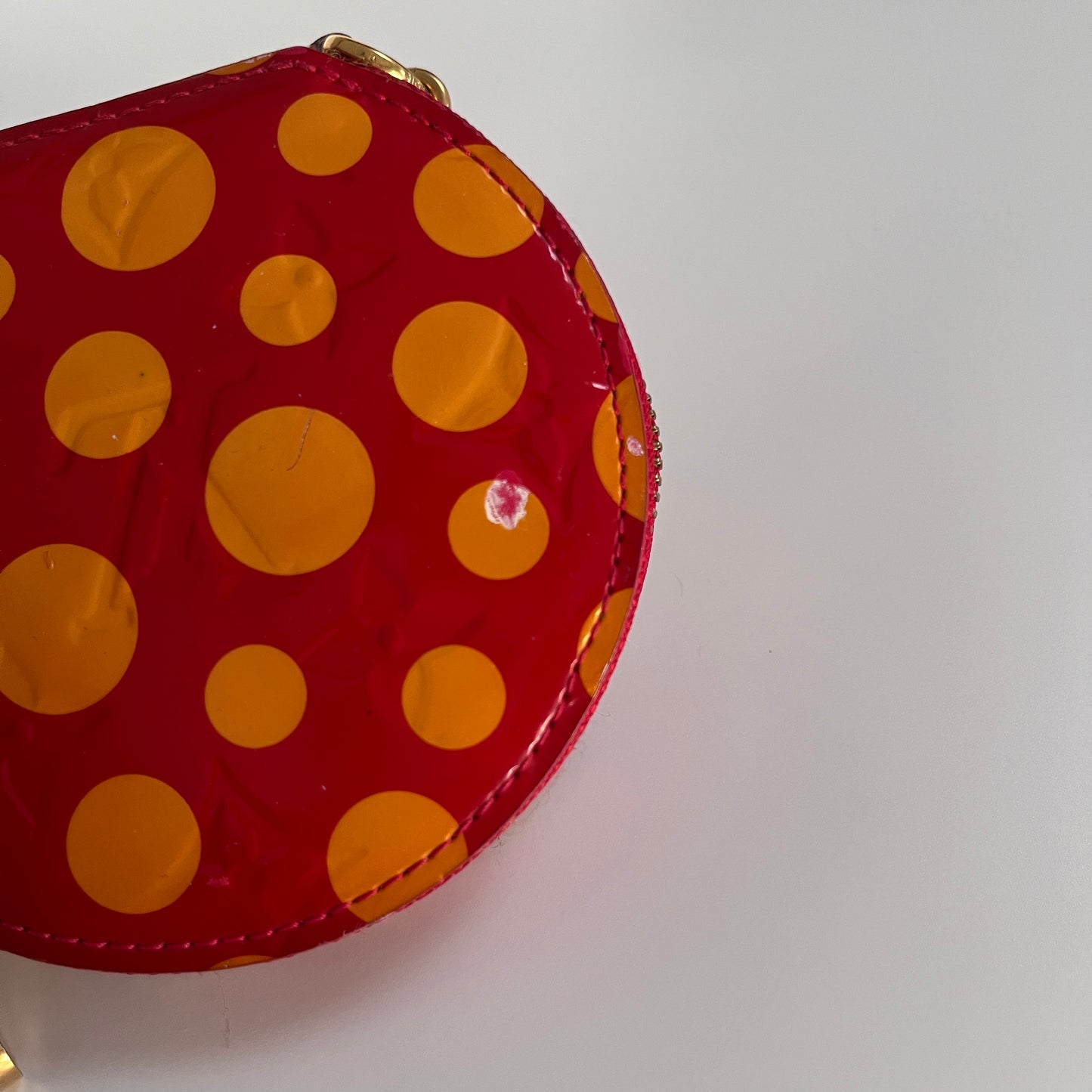 Louis Vuitton x Yayoi Kusama Porto Monnaie Chapeau Vernis Wallet Coin Purse