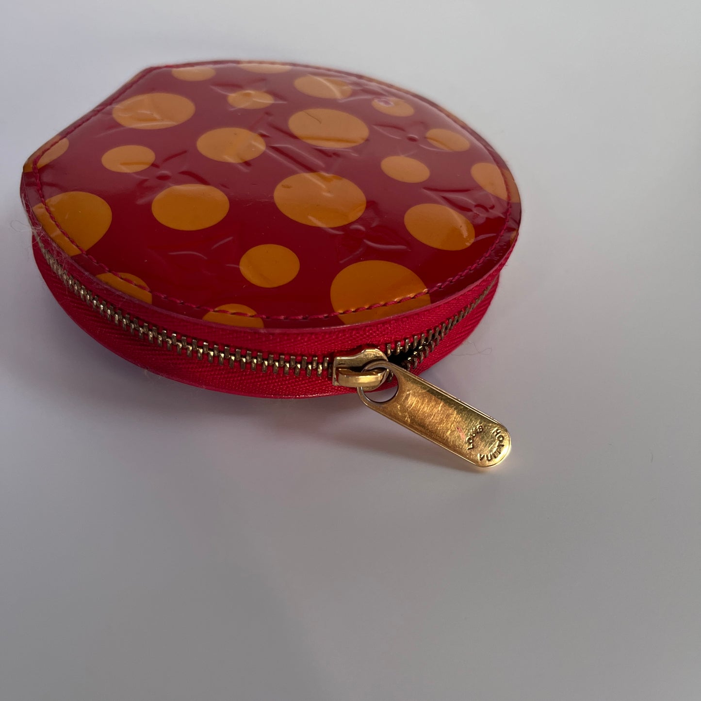Louis Vuitton x Yayoi Kusama Porto Monnaie Chapeau Vernis Wallet Coin Purse