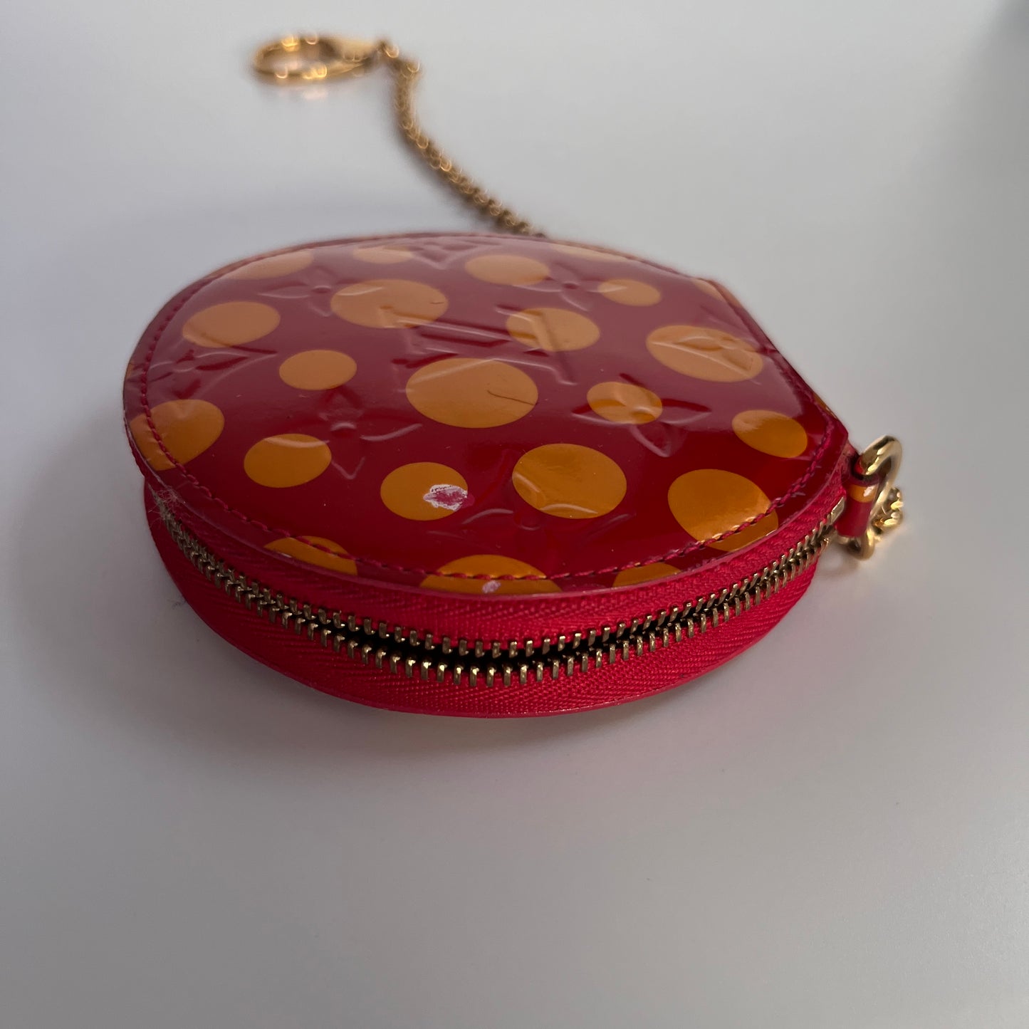 Louis Vuitton x Yayoi Kusama Porto Monnaie Chapeau Vernis Wallet Coin Purse