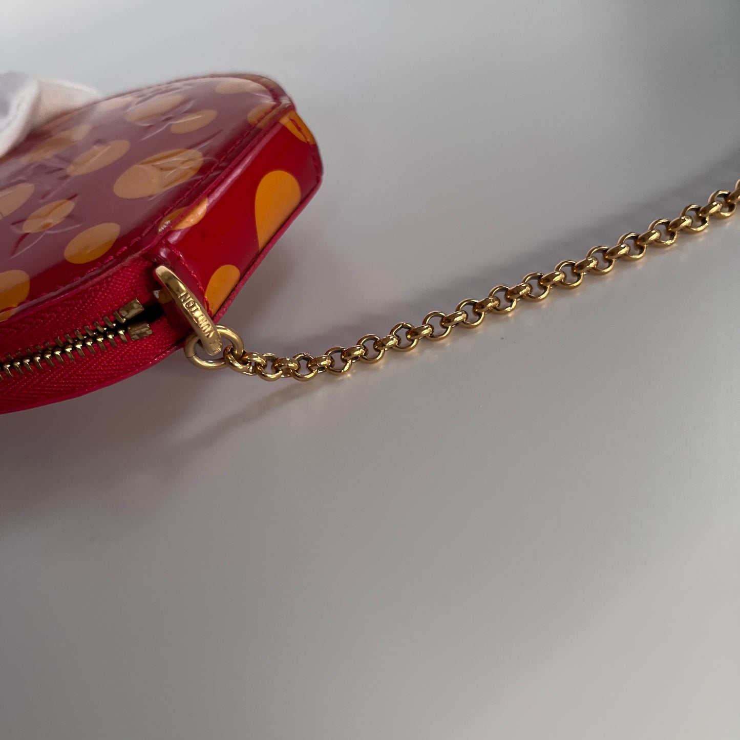 Louis Vuitton x Yayoi Kusama Porto Monnaie Chapeau Vernis Wallet Coin Purse