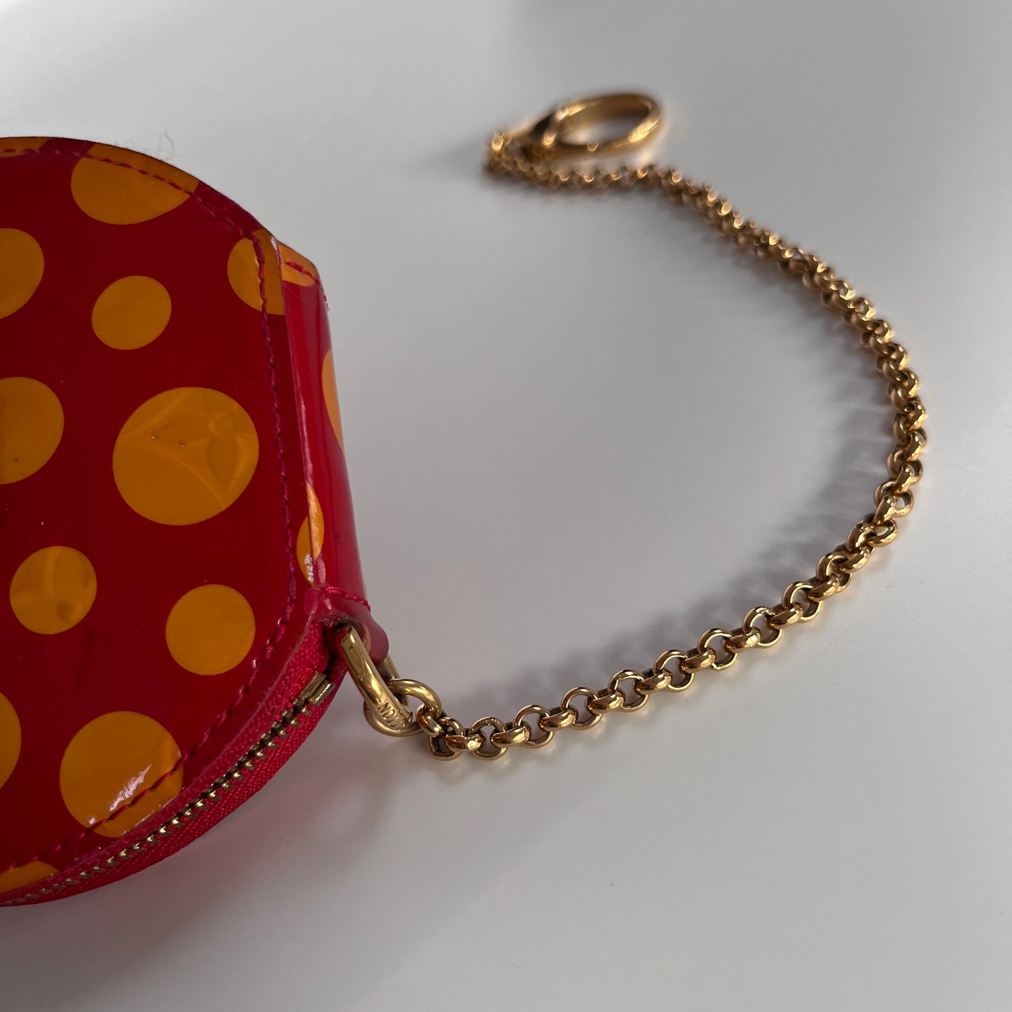 Louis Vuitton x Yayoi Kusama Porto Monnaie Chapeau Vernis Wallet Coin Purse