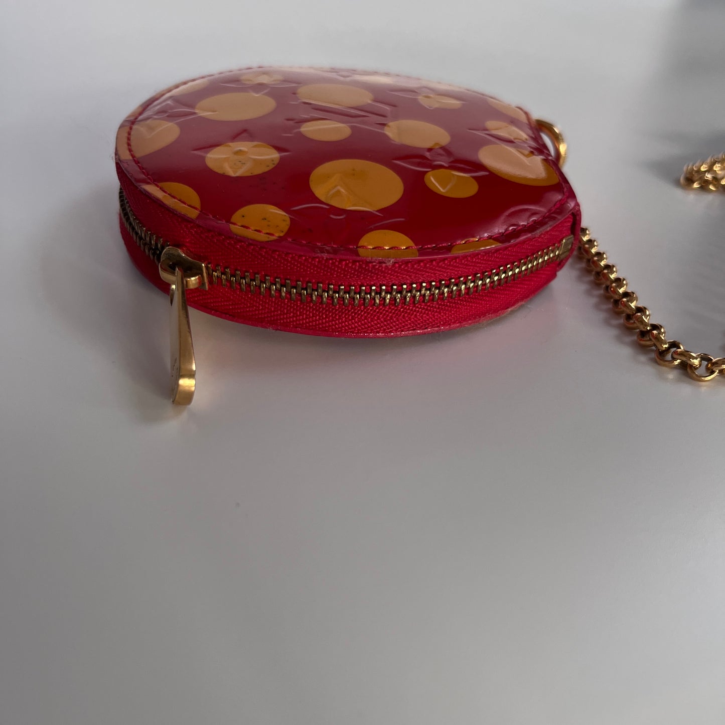 Louis Vuitton x Yayoi Kusama Porto Monnaie Chapeau Vernis Wallet Coin Purse