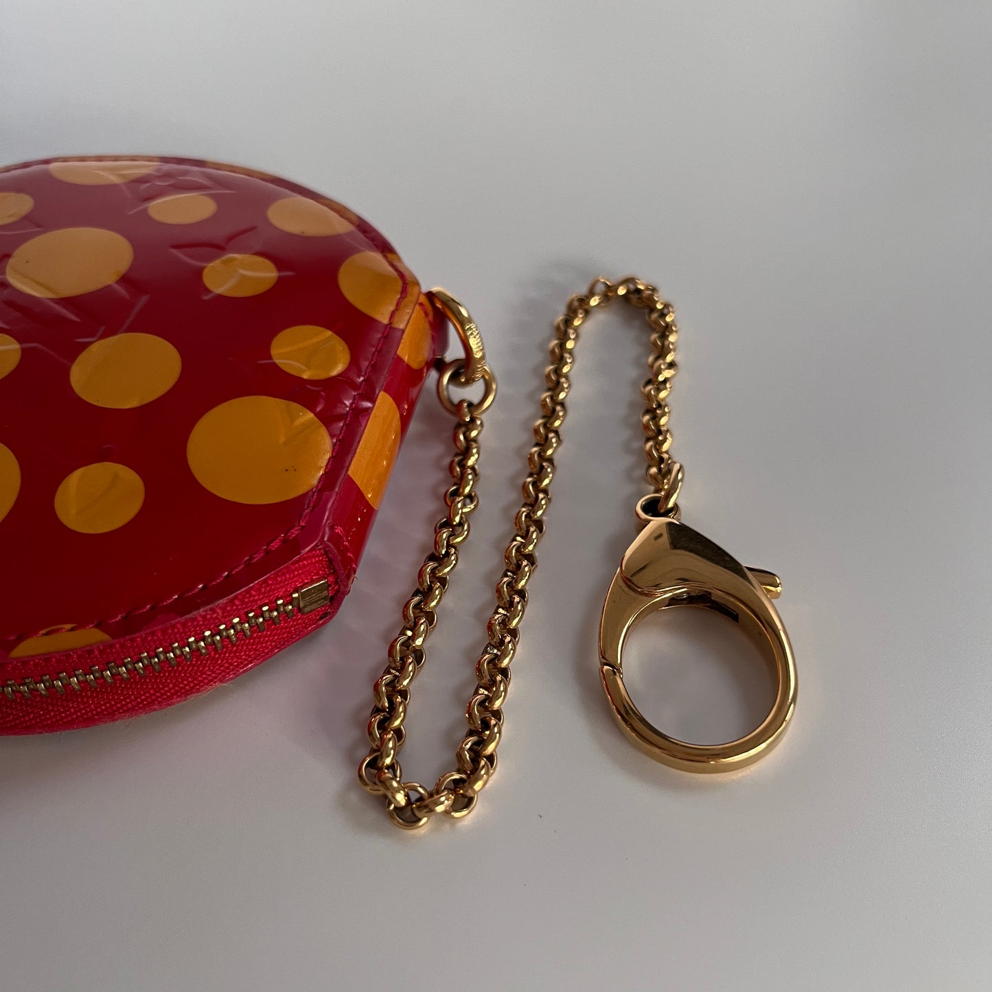 Louis Vuitton x Yayoi Kusama Porto Monnaie Chapeau Vernis Wallet Coin Purse