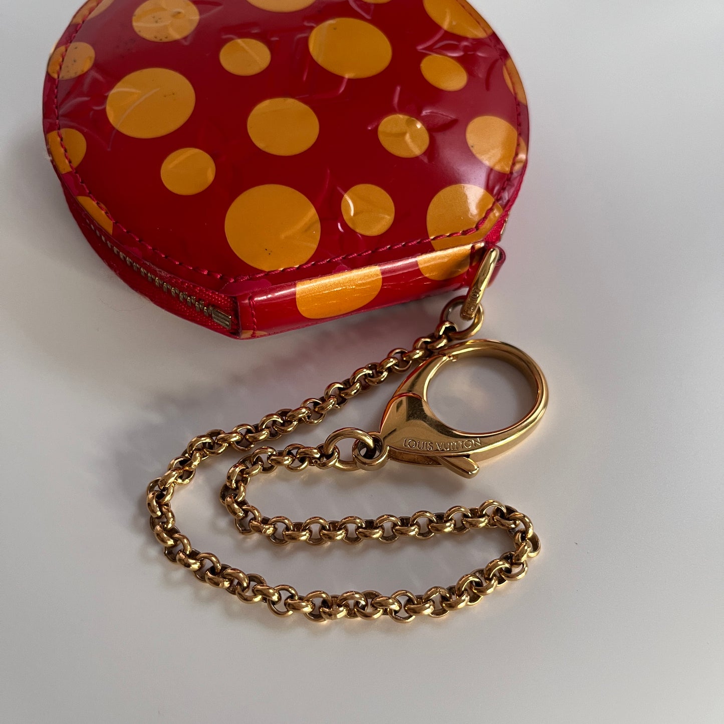Louis Vuitton x Yayoi Kusama Porto Monnaie Chapeau Vernis Wallet Coin Purse