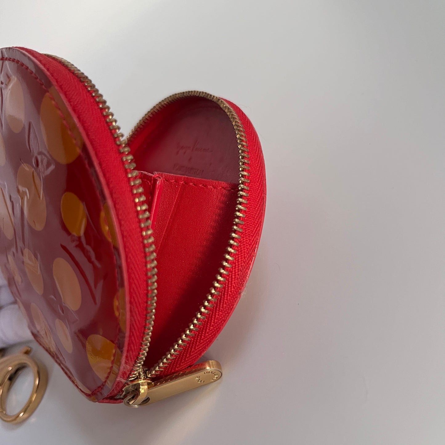 Louis Vuitton x Yayoi Kusama Porto Monnaie Chapeau Vernis Wallet Coin Purse