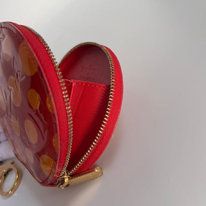 Louis Vuitton x Yayoi Kusama Porto Monnaie Chapeau Vernis Wallet Coin Purse