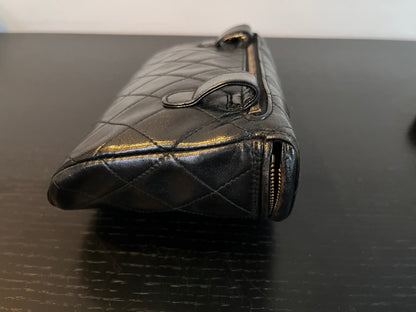 Chanel Vintage Black Lambskin Belt Bag