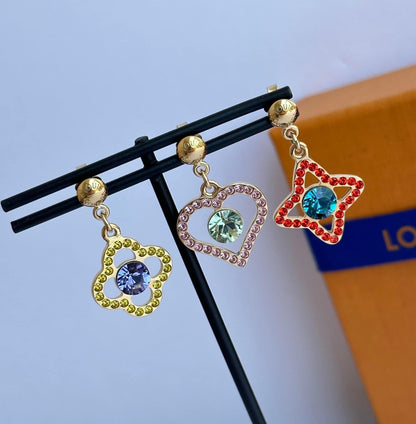 Louis Vuitton Swarovski Crystal Eye Candy Earrings