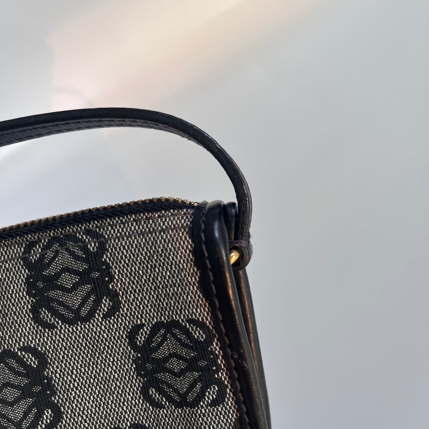 Loewe Black Vintage Anagram Pochette
