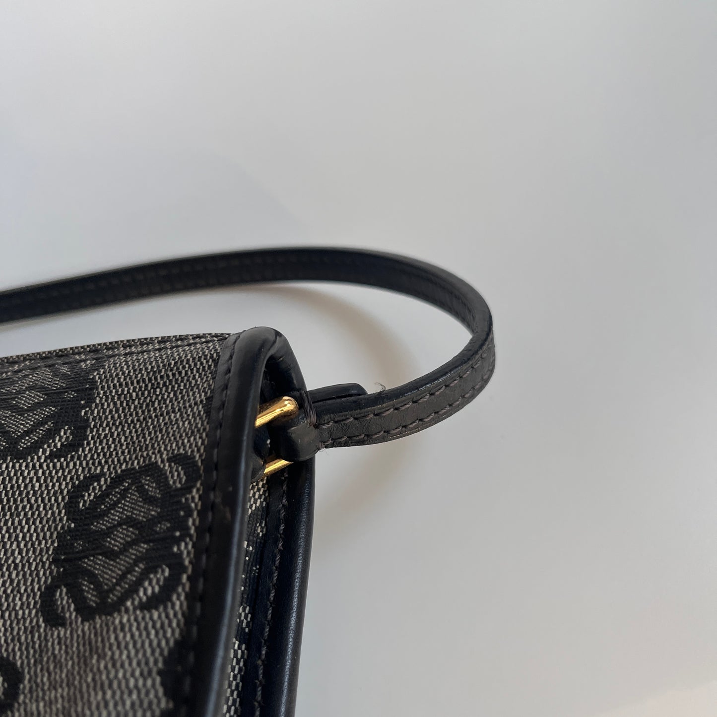 Loewe Black Vintage Anagram Pochette