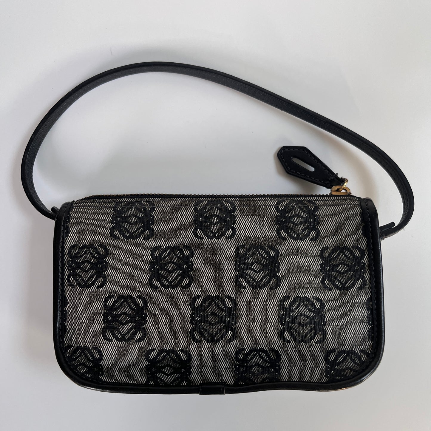 Loewe Black Vintage Anagram Pochette