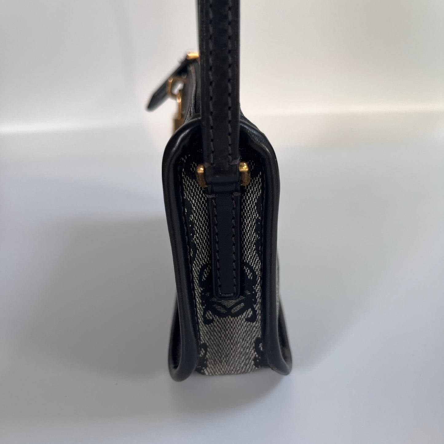 Loewe Black Vintage Anagram Pochette