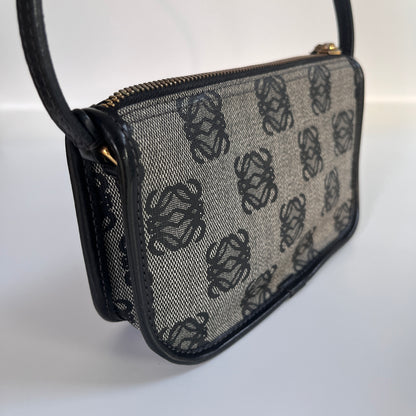 Loewe Black Vintage Anagram Pochette
