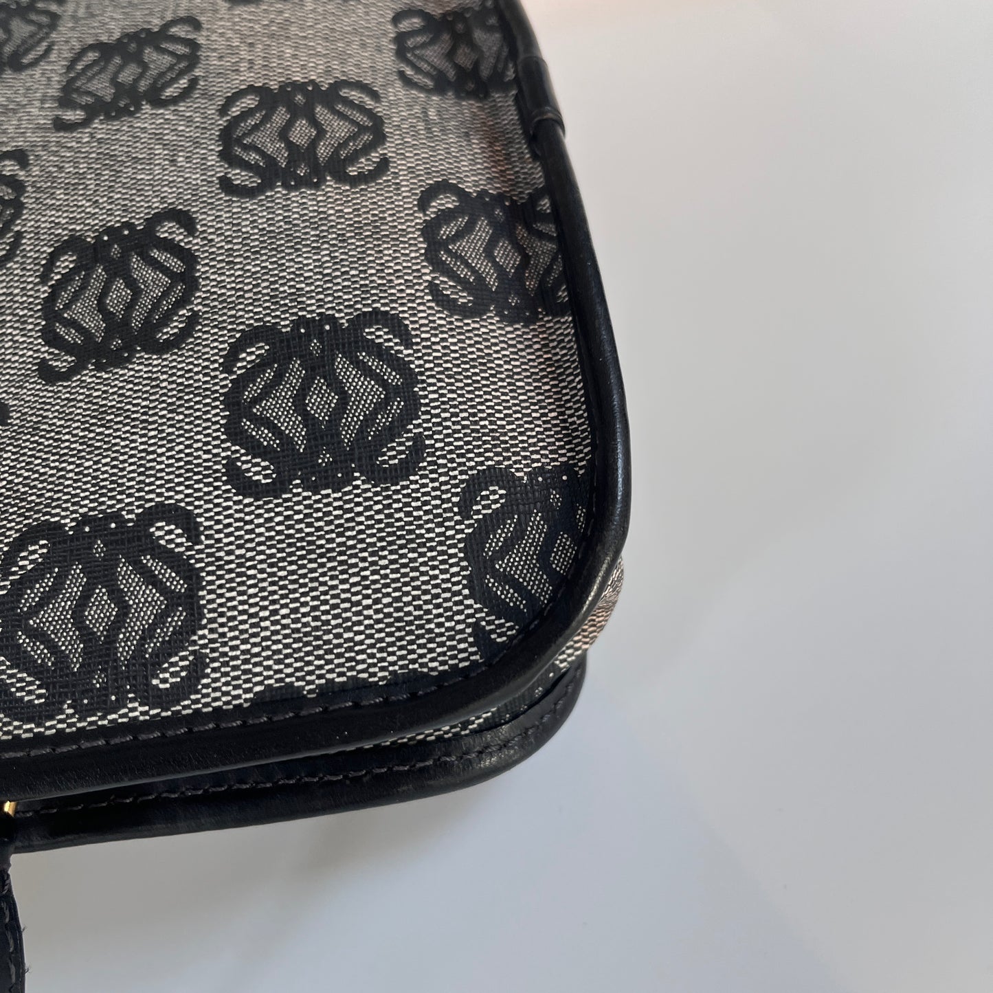 Loewe Black Vintage Anagram Pochette