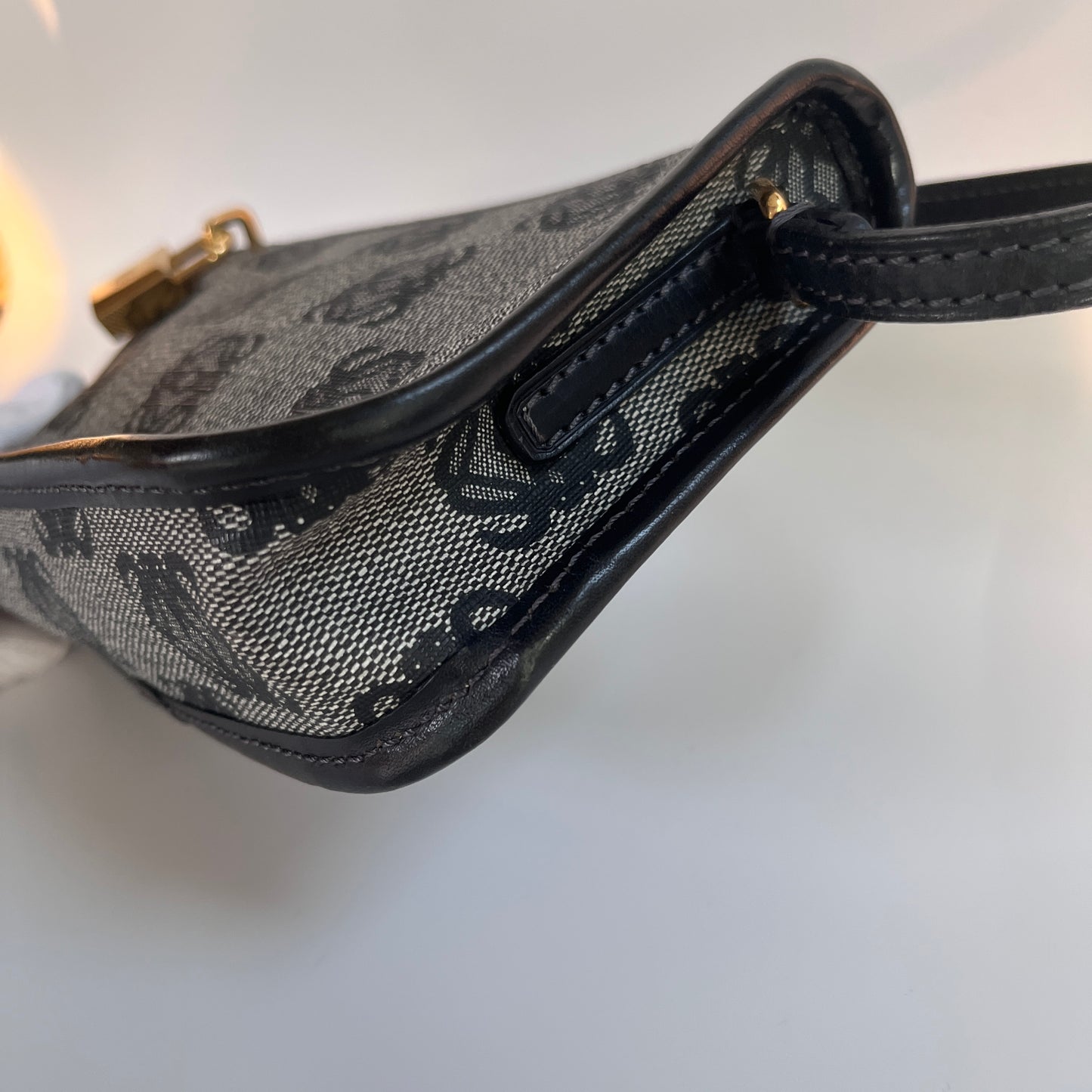Loewe Black Vintage Anagram Pochette