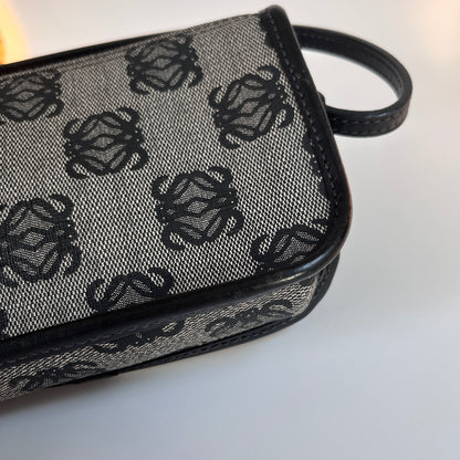 Loewe Black Vintage Anagram Pochette