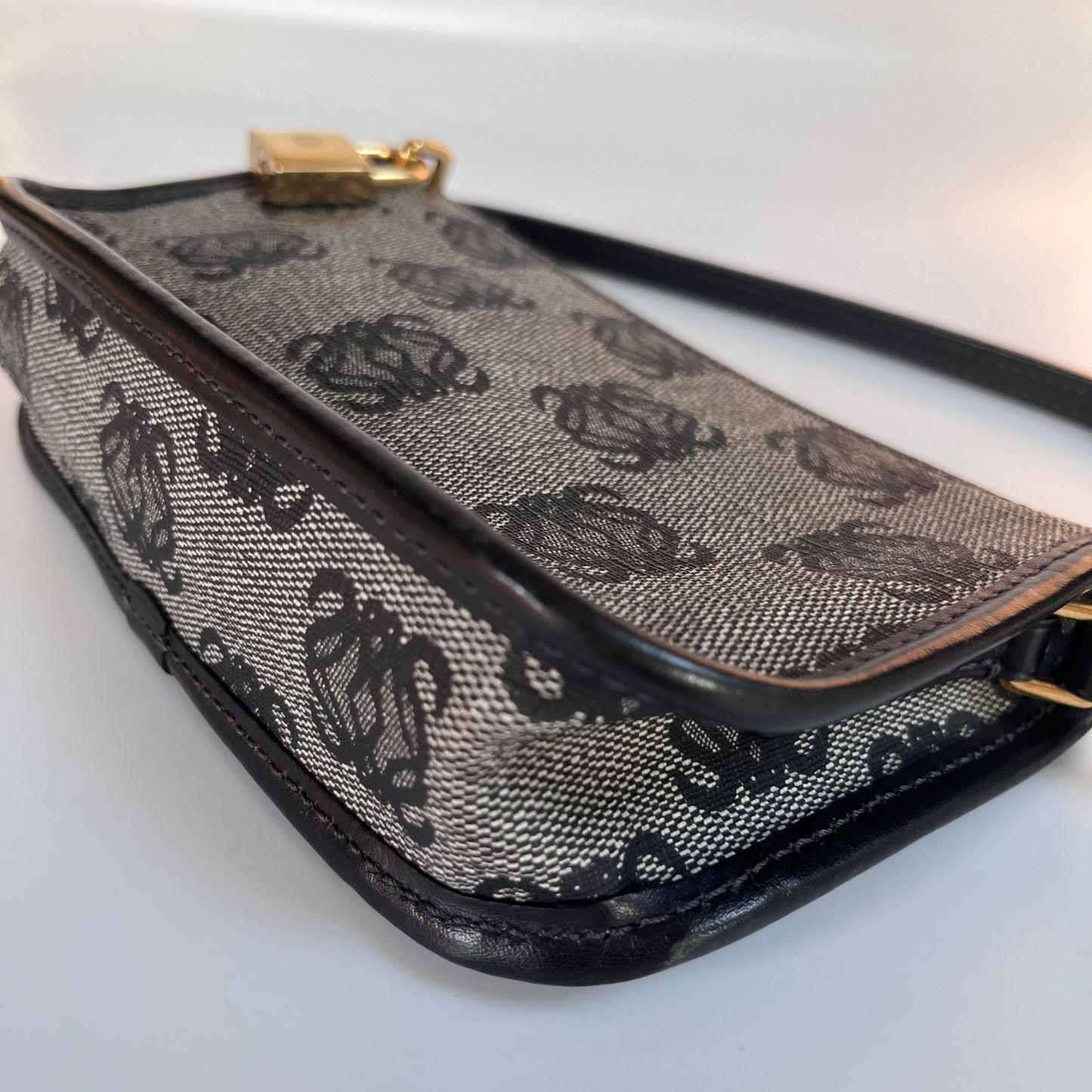 Loewe Black Vintage Anagram Pochette