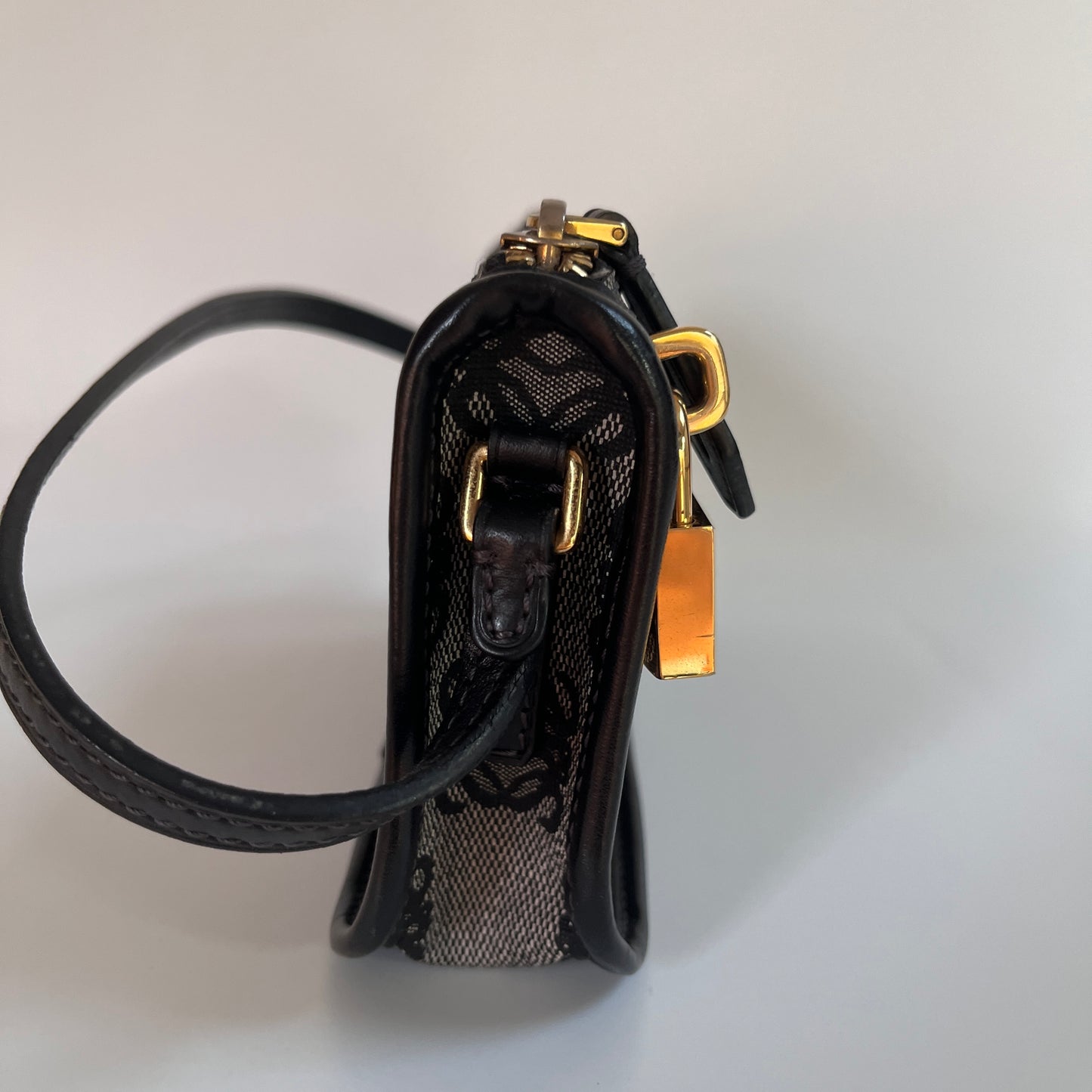 Loewe Black Vintage Anagram Pochette