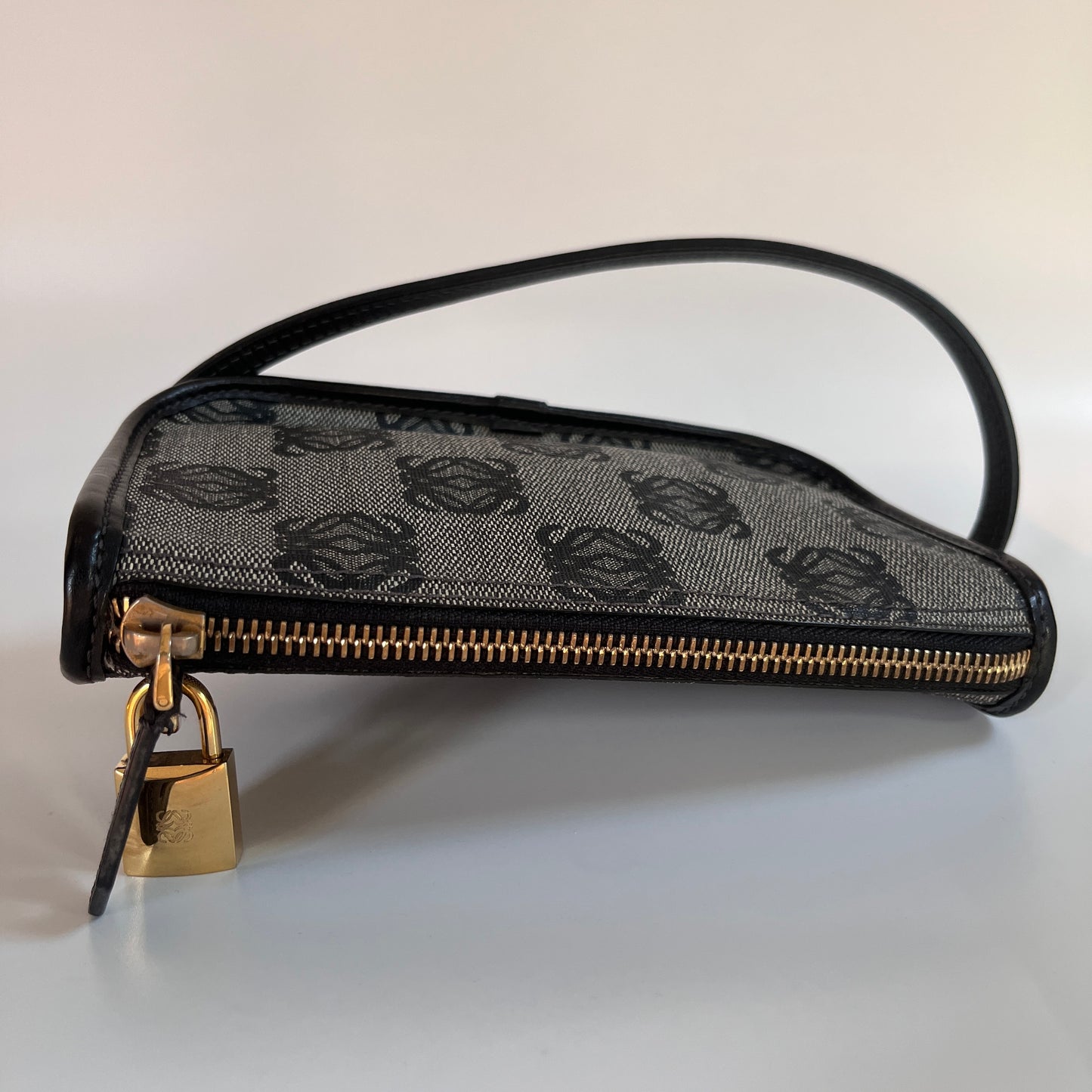 Loewe Black Vintage Anagram Pochette